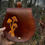 Thumbnail: Medium Lyre Pouch - Mushrooms