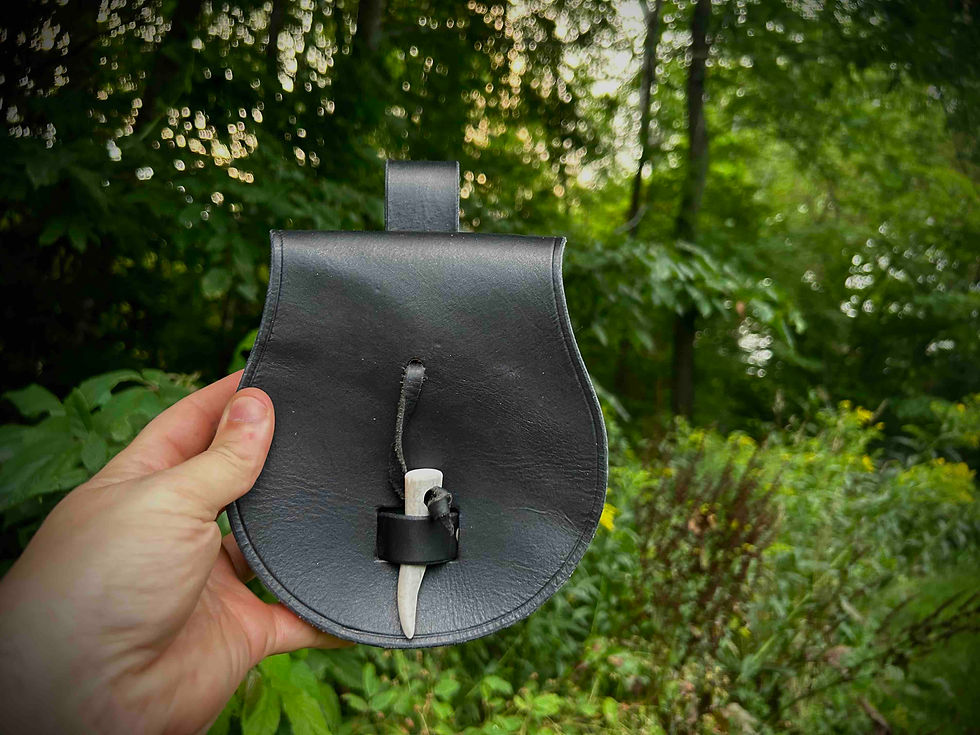 Thumbnail: Small Lyre Pouch - Black