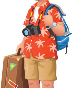 a tourist
