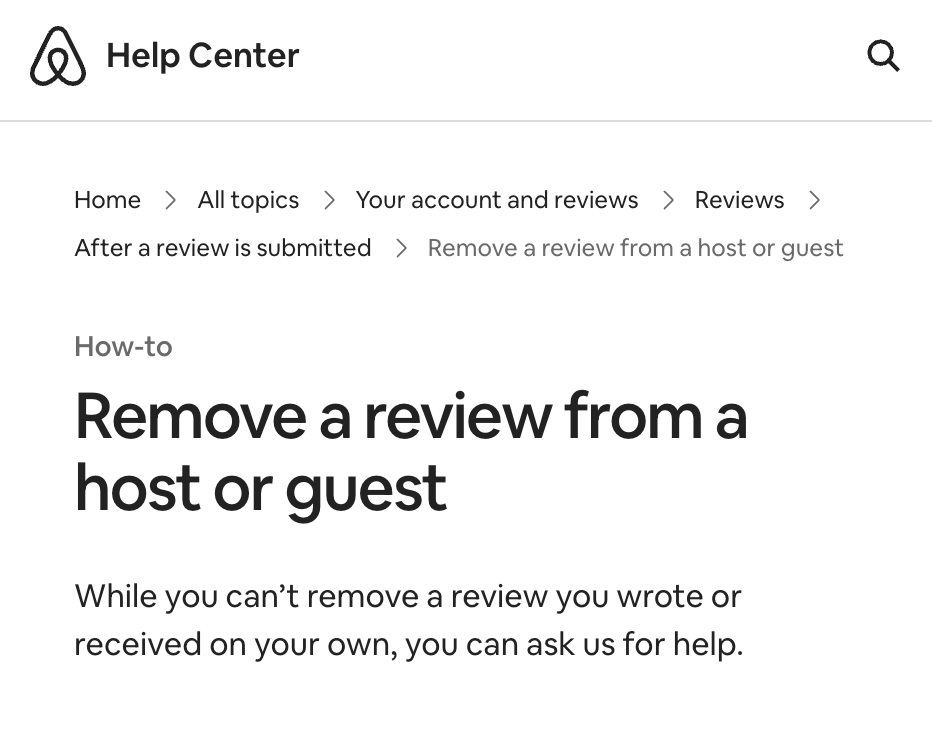 Airbnb Help Center