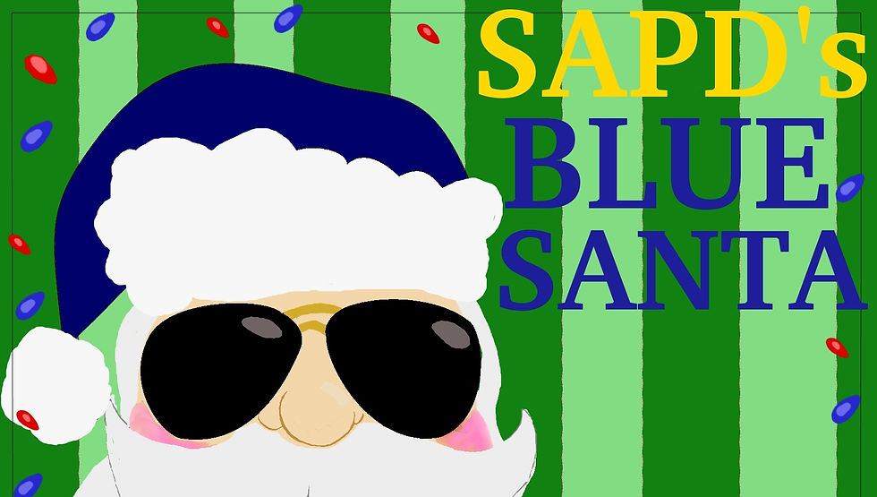 Blue Santa Toy Drive & Airbnb Tour!