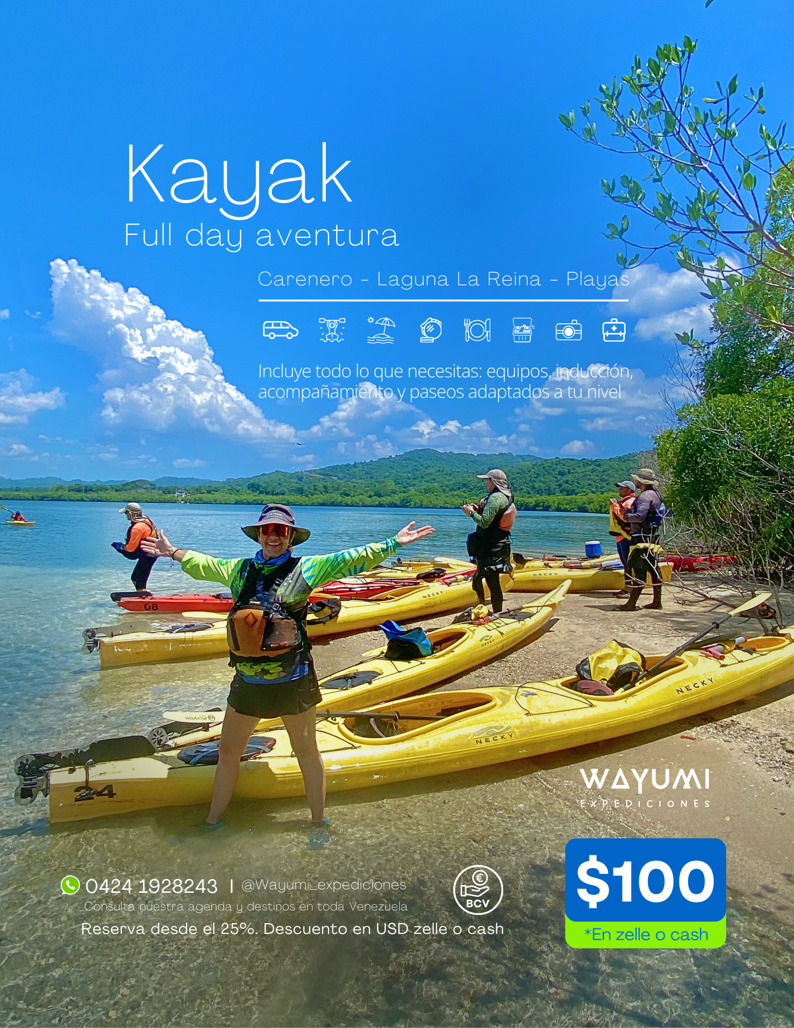 AVENTURA KAYAK CARENERO / Full day