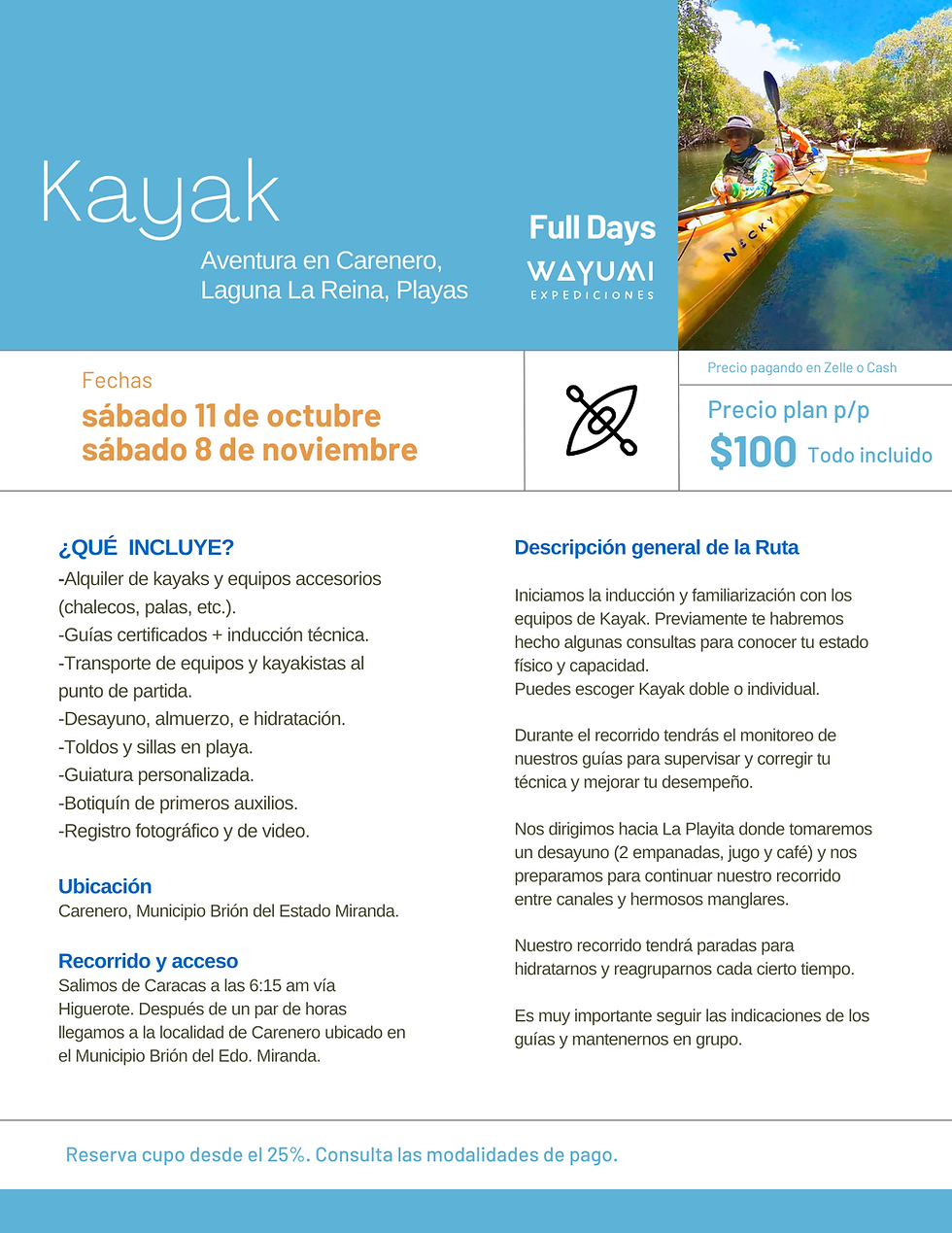 Thumbnail: CARENERO KAYAK ADVENTURE