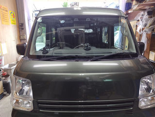 日産クリッパーフロントガラスリペアのご紹介