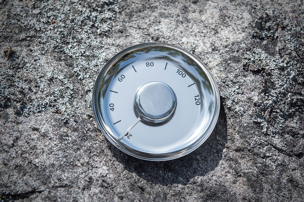Miniaturbild: Rento Sauna Thermometer Edelstahl "Harri Koskinen"