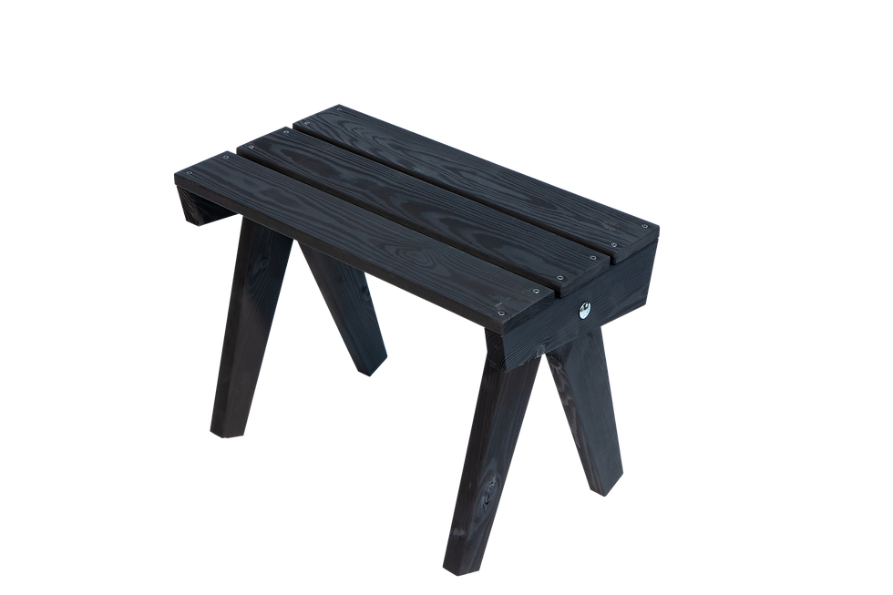 Granny Table, Kiefer, schwarz