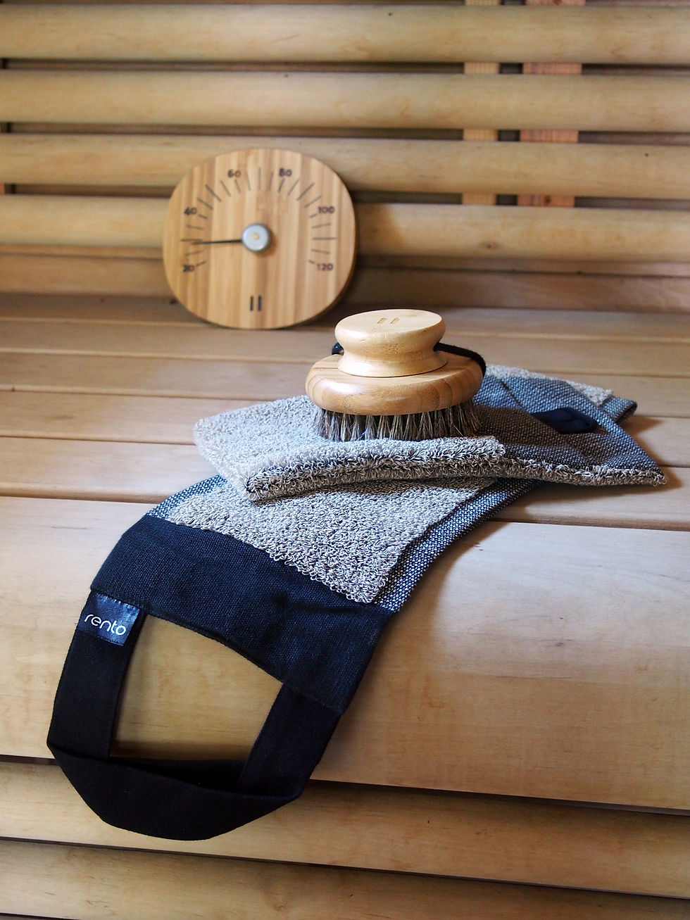 Miniaturbild: Rento Sauna Thermometer Bambus