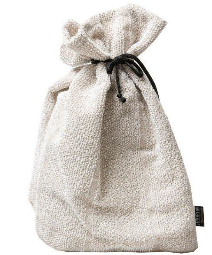 Miniaturbild: Jokipiin Pellava Tupas Mütze LAITURI, weiss/beige