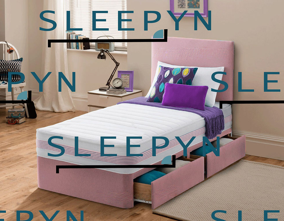 Luxury Single Divan Bed Set and Mattress with Drawer Options for