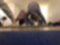 Group yoga class