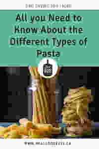 all you need to know about the different types of pasta