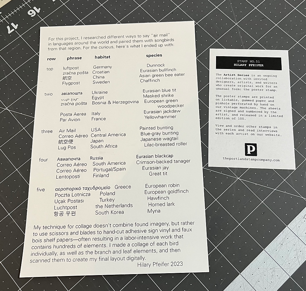 Thumbnail: Birds vs. Snails Stamps