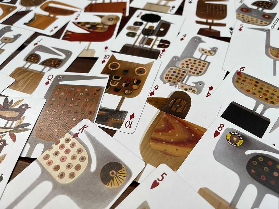 Thumbnail: 2024 Wood Bird Playing Card Decks!