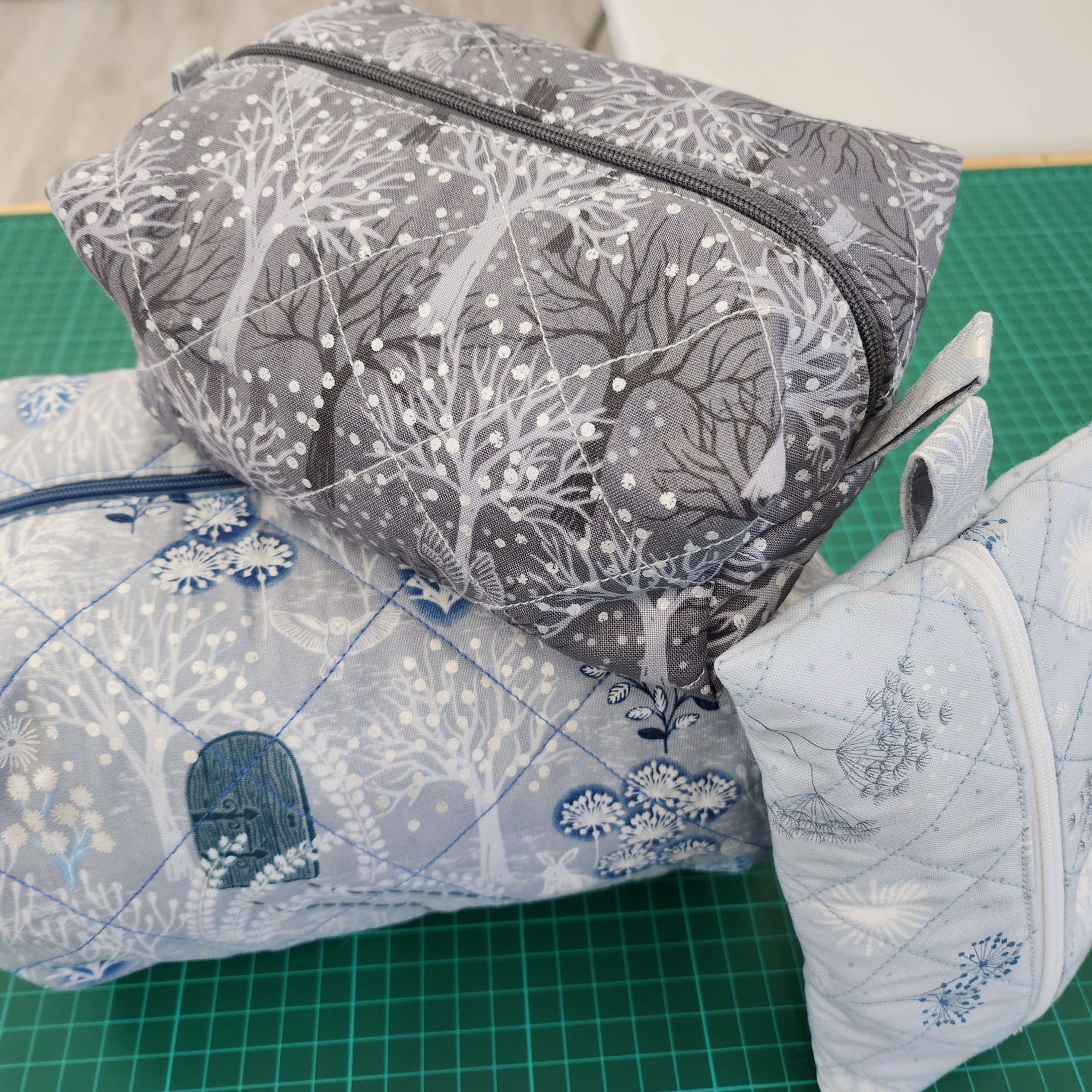 Zippered Pouches - Set of Three