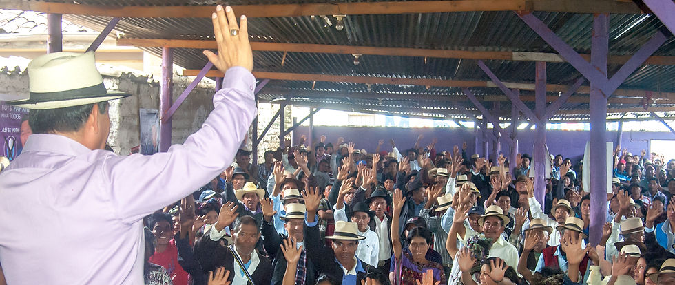 En asamblea