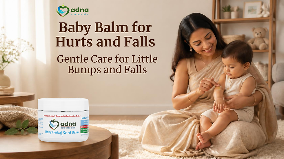 Baby Balm for Hurts and Falls A Gentle Herbal Choice
