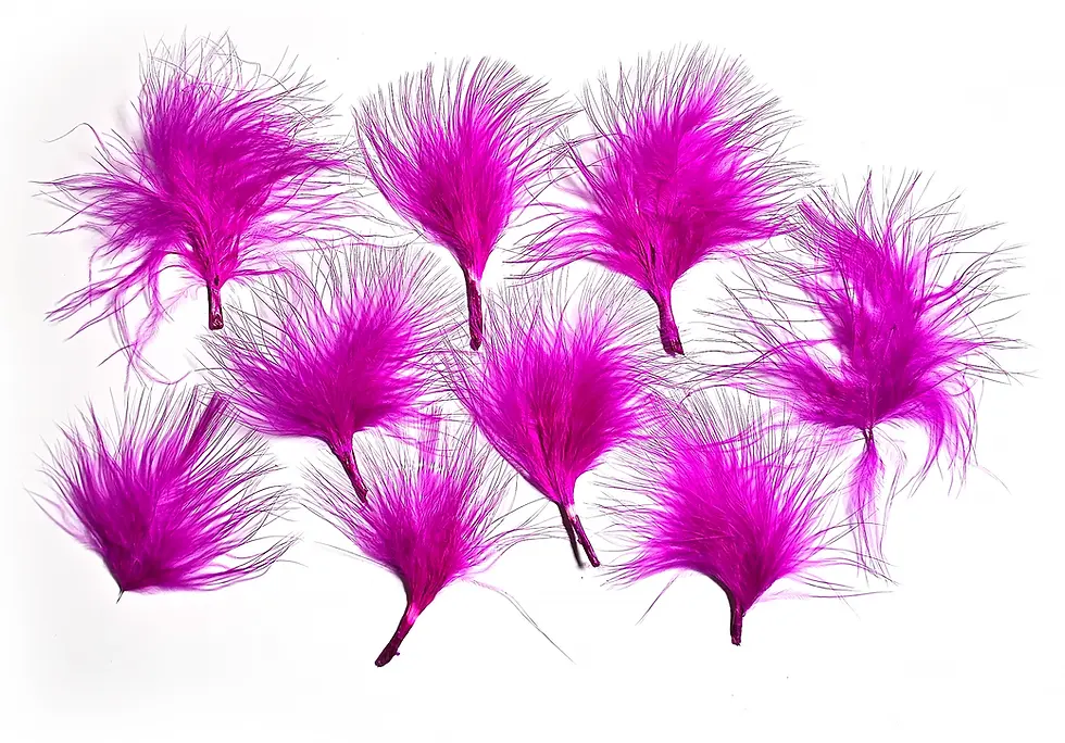 Thumbnail: TCFC Marabou Select Loose Turkey Marabou Feathers