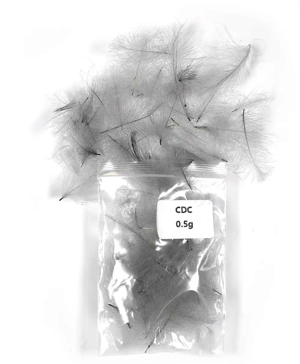 Thumbnail: TCFC CDC Fly Tying Duck Feathers .5gr