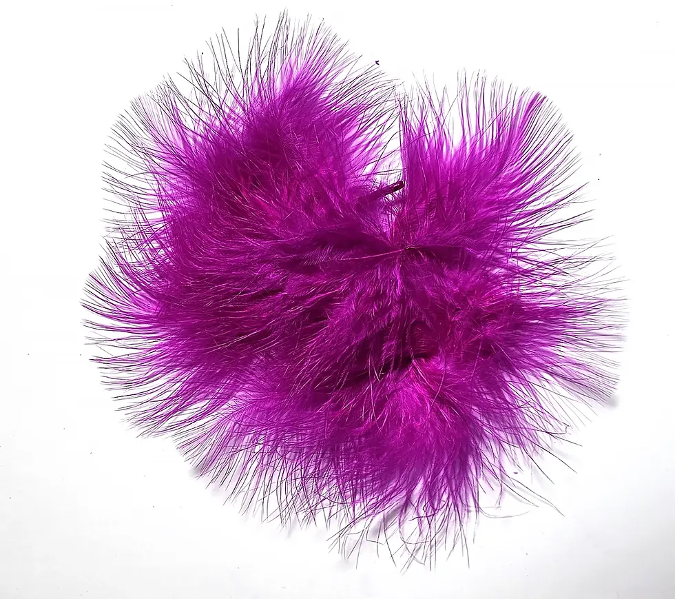 Thumbnail: TCFC Marabou Select Loose Turkey Marabou Feathers