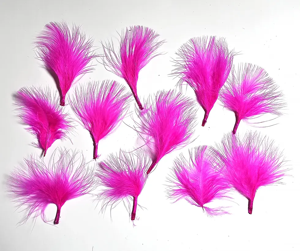 Thumbnail: TCFC Marabou Select Loose Turkey Marabou Feathers