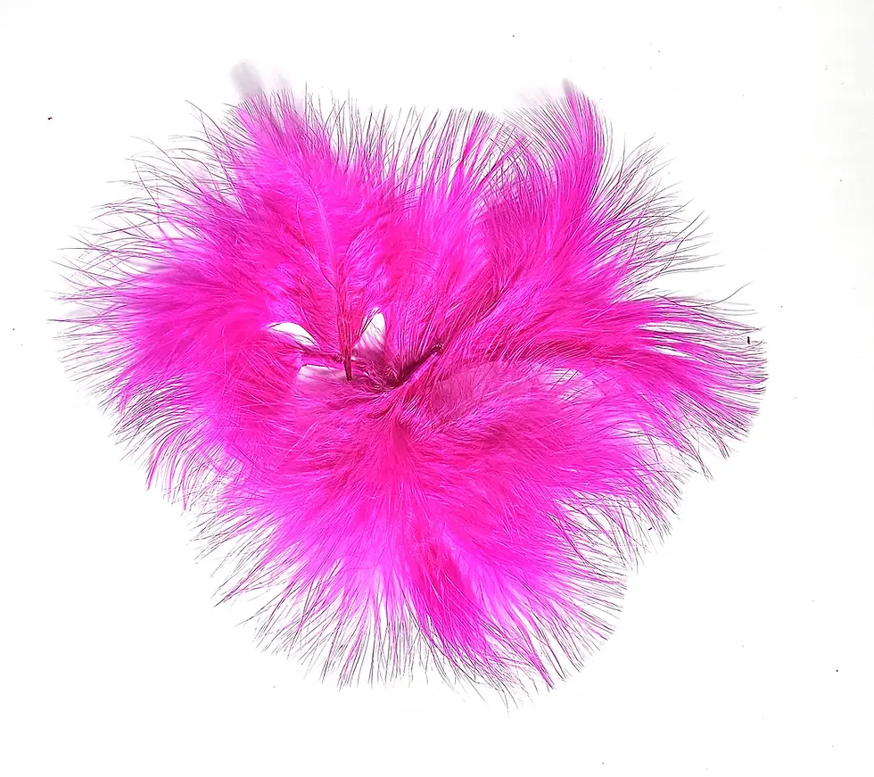 Thumbnail: TCFC Marabou Select Loose Turkey Marabou Feathers
