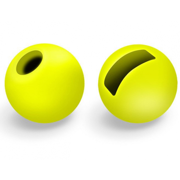 Thumbnail: FASNA Fly Fishing FLUO Slotted Tungsten Beads