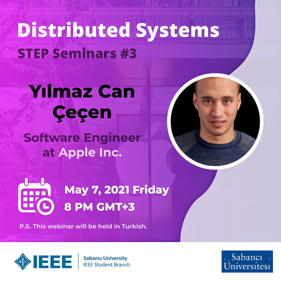 STEP Seminerleri #3: Yılmaz Can Çeçen - Distributed Systems and Cloud Computing
