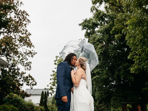 Intimate Rainy Wedding // Malique + Meg