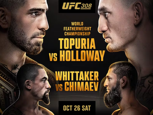 UFC 308: Topuria vs. Holloway Set to Ignite Abu Dhabi – Featherweight Showdown and Epic Battles Await