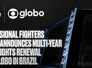 Professional Fighters League Announces Multi-Year Media Rights Renewal with Globo in Brazil