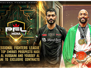 PFL Inks Exclusive Deals with Premier Emirati Prospects Hadi Omar Al Hussaini and Youssef Al Housani for PFL MENA