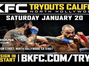 BKFC Holds Open Tryouts in Los Angeles, Saturday, January 20.