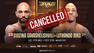 Rib Injury Forces Luthando Biko to Postpone BRAVE CF Debut, Vows to Return Stronger