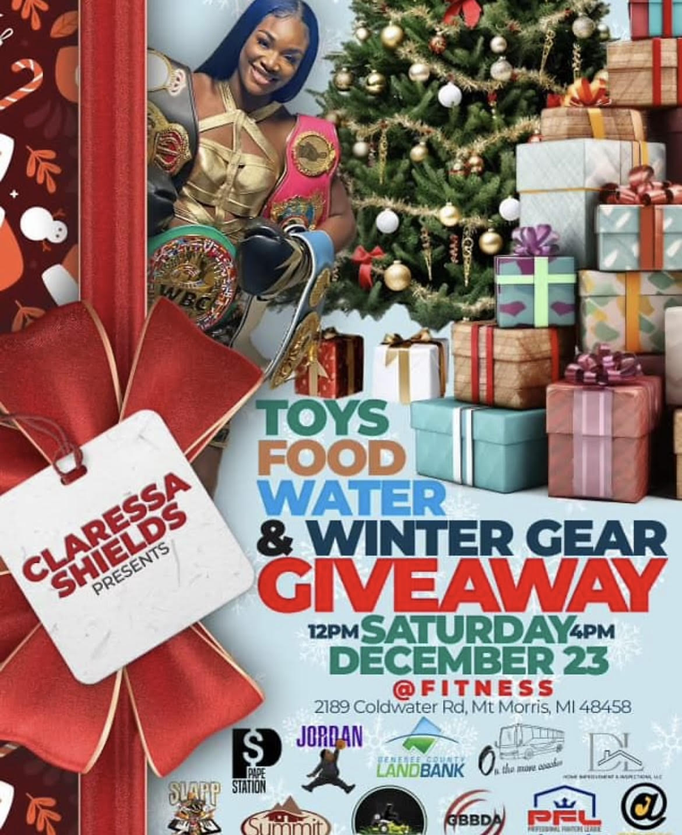Claressa Shields Winter Giveaway