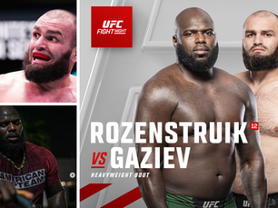 UFC Vegas 87 Showdown: Jairzinho Rozenstruik vs. Shamil Gaziev – A Heavyweight Clash Not to Miss!