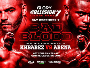 Explosive Trilogy: Tarik Khbabez Defends Title Against Donegi Abena at GLORY Collision 7
