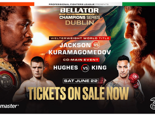 Paul Hughes Set for Bellator Champions Series Debut on June 22 at 3Arena in Dublin