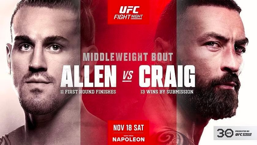 UFC Fight Night 146: Allen vs Craig