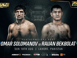 Blockbuster Featherweight bout to headline BRAVE CF 85 in Pakistan, on August 18