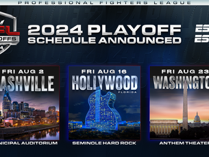 The Professional Fighters League announces 2024 PFL Global Season Playoffs Beginning August 2