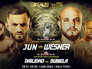 Shake Ups in BRAVE CF 88, Slovenia, September 28: New Co-Main Event Heavyweight Title Showdown Between Knockout Machines Dailidko vs Dubiela!