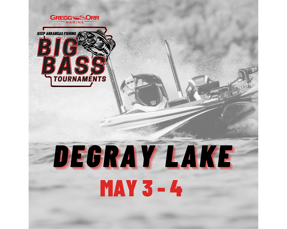Early Bird Registration for Big Bass Lake DeGray