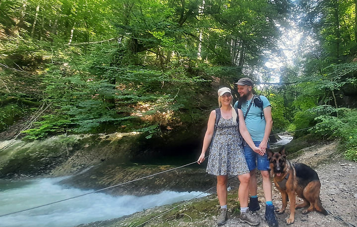 Wandern mit dem Rudel