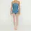 Thumbnail: Pull-on Micro Romper Slate Blue