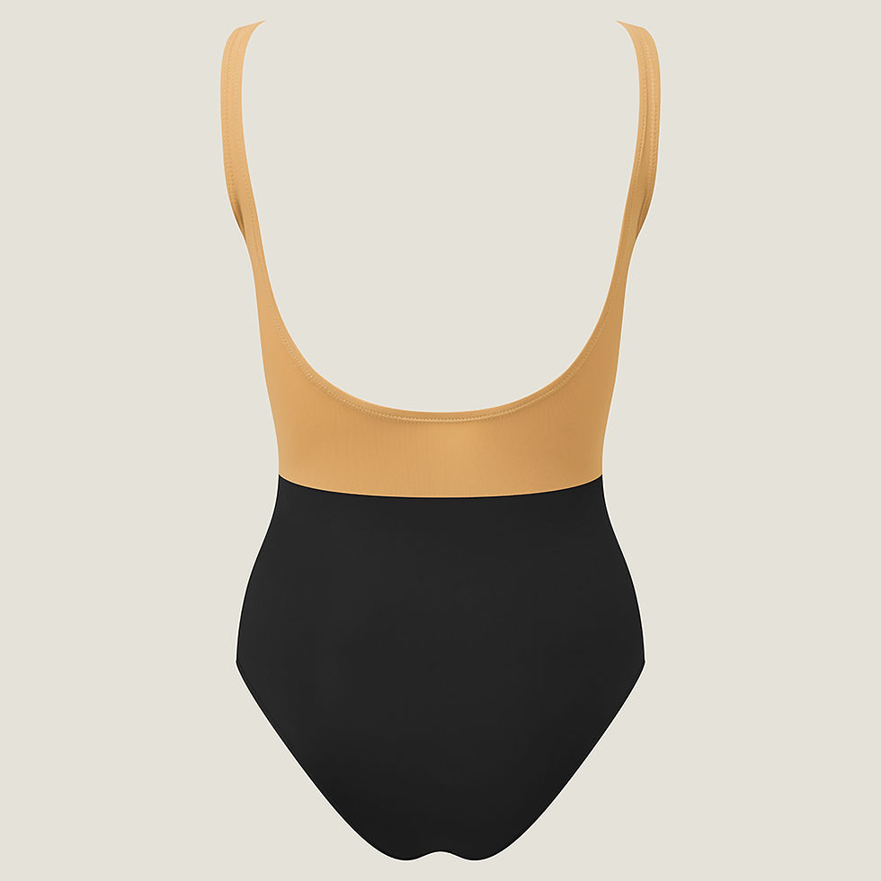Black ballet leotard
