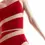 Thumbnail: SPELLBOUND - spiral camisole leotard with stretch mesh - lipstick red