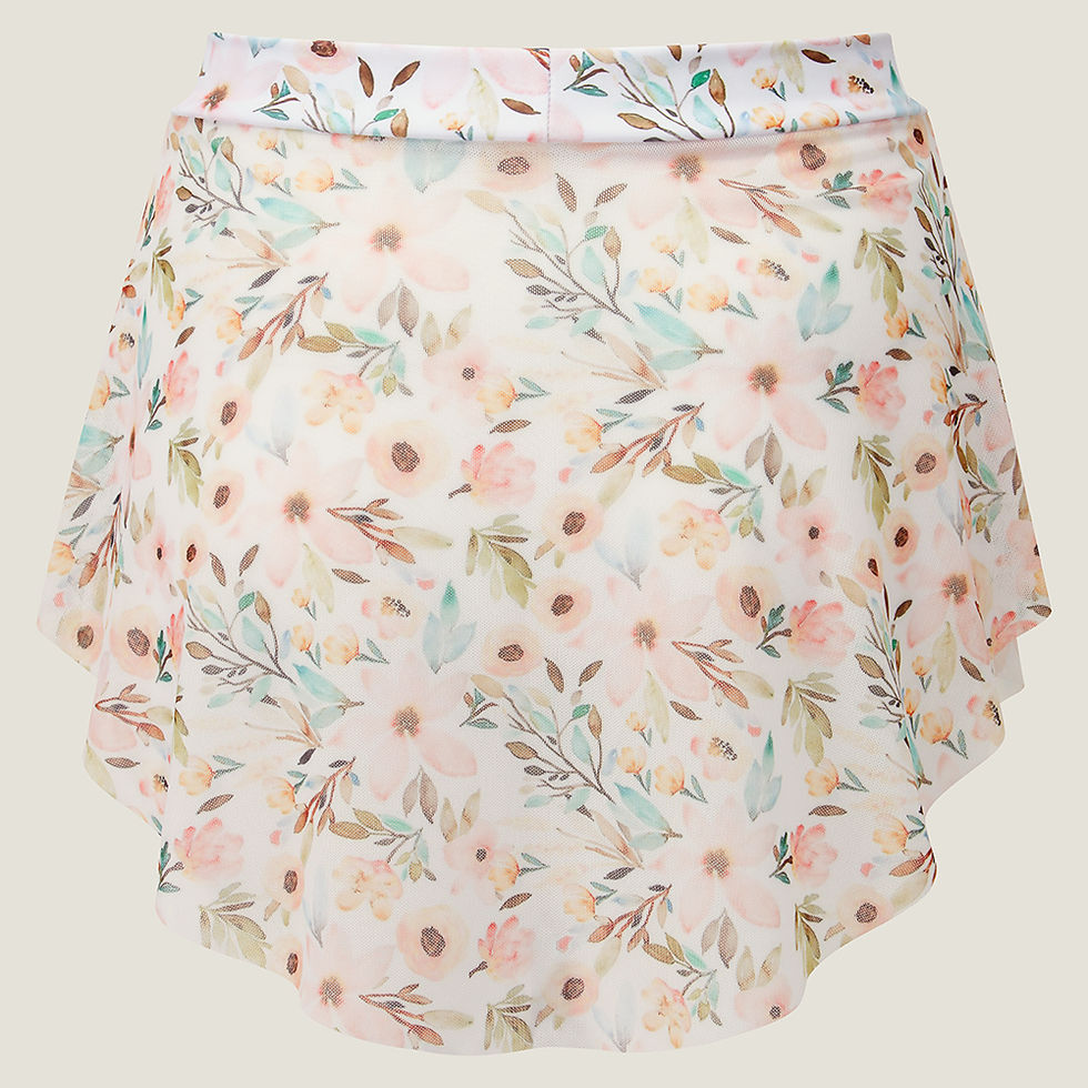 Thumbnail: Floral ballet skirt