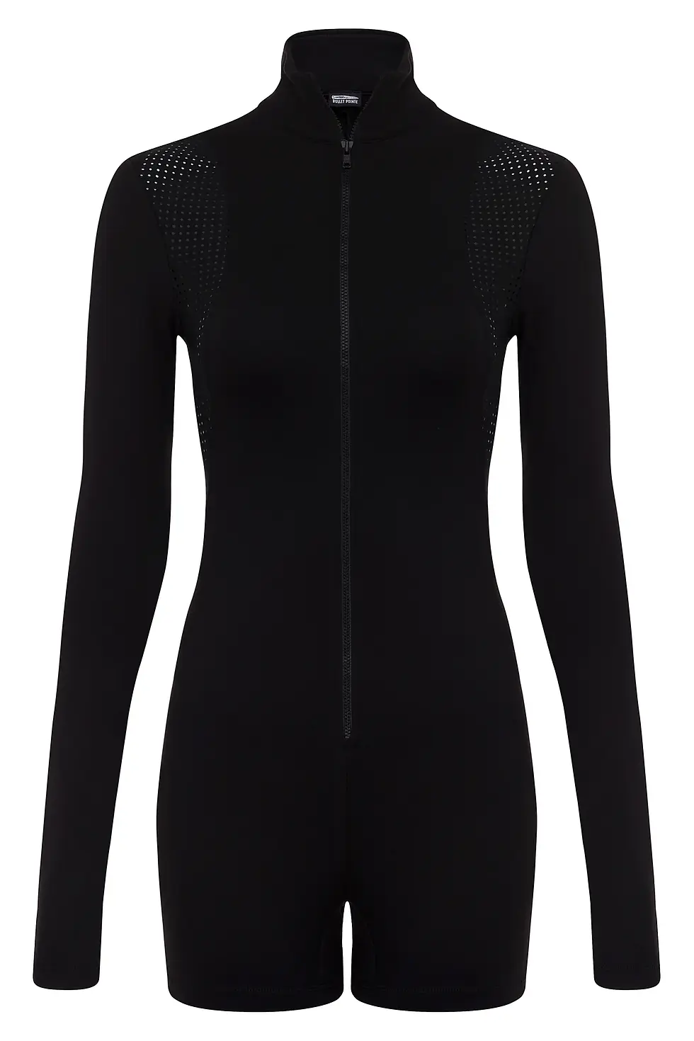 Thumbnail: Contour Long Sleeve Romper Black