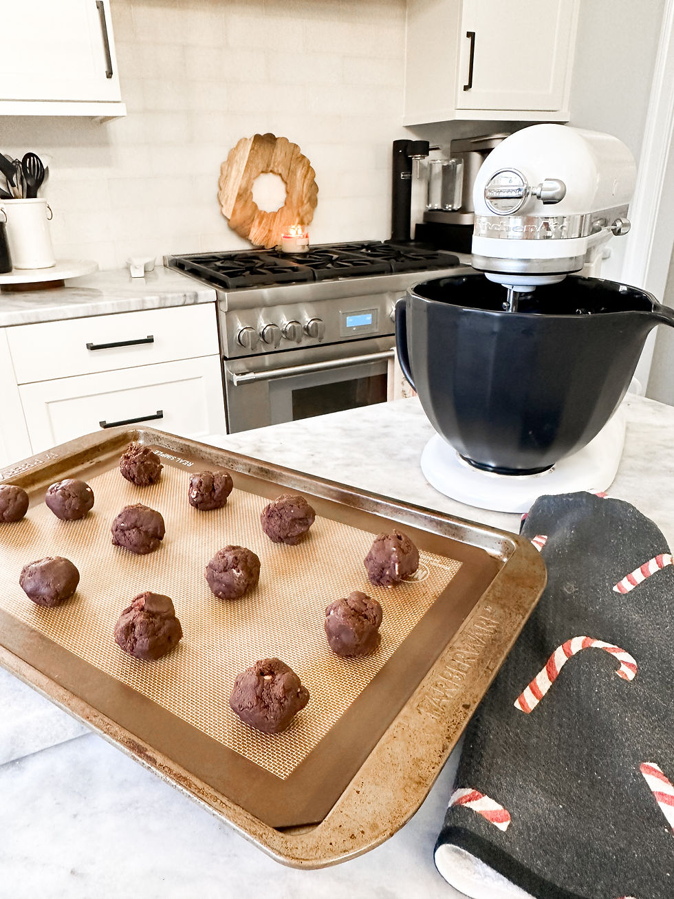 Double Chocolate Peppermint Cookies