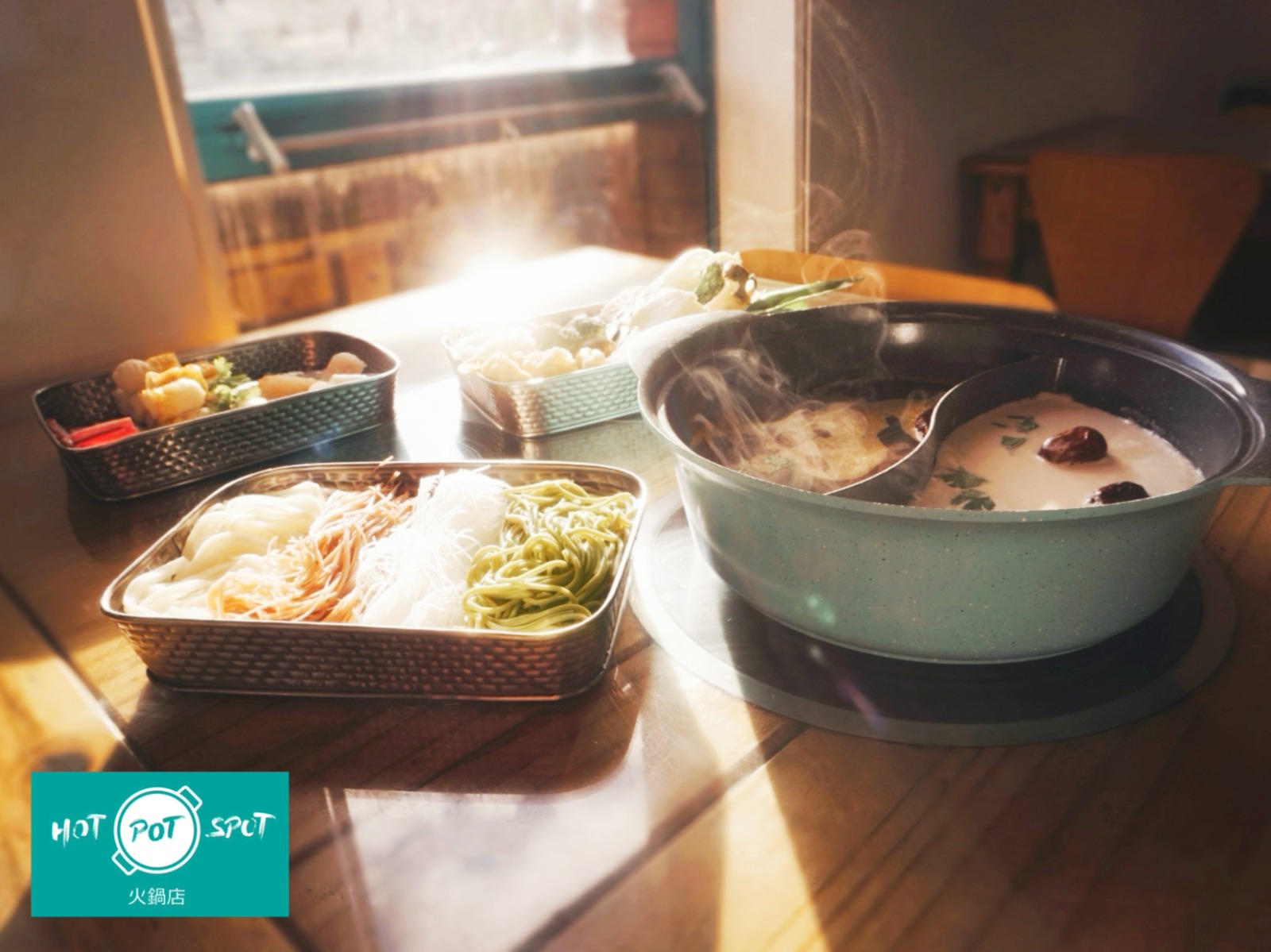 Arranged Food and Objects